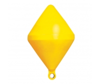 Bóia Sinalização Bi-cônica Amarela Vazia 64cm Nuova Rade