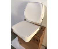 Sitzfläche 42x39x48 cm cm Halbhaut White