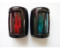Luz Navegacion Mini Roja LED (carcasa negra )