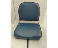 Sitzfläche 400x510x380mm Simil Blue Leder