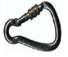 Carabine hook with locking ring