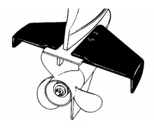 Stabilishing fin For Outboards Motors