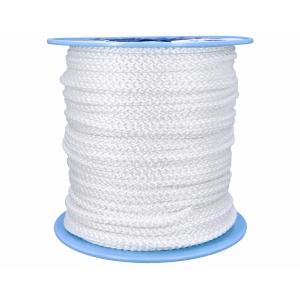 Cabo trenzado de polipropileno LIROS 10 mm blanco, bobina 200 m