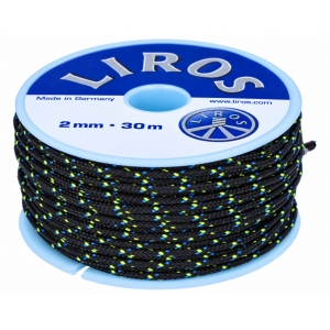 Bobina LIROS Magic Speed 2 mm nera, 30 m