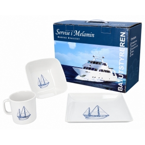 Servizio Sailing in melamina 16 pezzi IMNASA