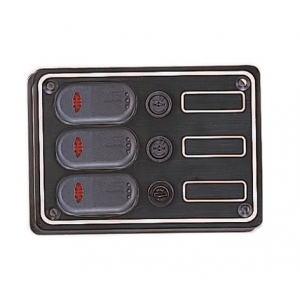 Painel Imnasa 3-Switch com LED