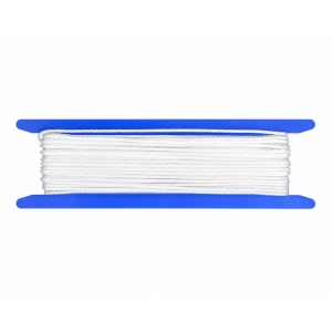 LIROS white multipurpose rope 3 mm, 20 m