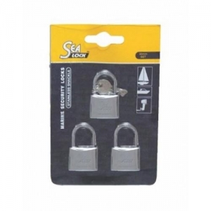 Pack 3 Candados Marinos Sea Lock 30 mm