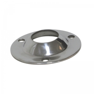 Base redonda 90°, Inox 316, ø25mm, ø base 57mm Nuova Rade