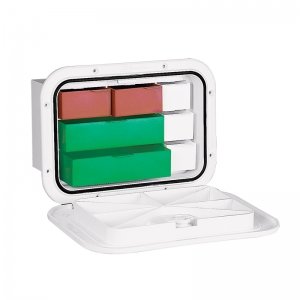 Inspektionsluke Top Line 270x375mm Nuova Rade Con cerradura/Weiß