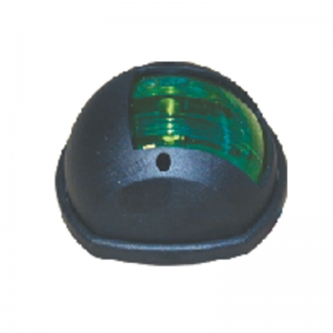 Luz Navegacion, CYCLIC 12, Estribor Verde, 112,5 °, con carcasa Negra, Lalizas