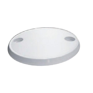 Tampo de Mesa Redondo c/2 Suportes para Copos, Ø610mm, Branco Nuova Rade