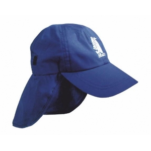 Cap with neck protector