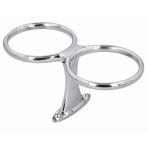 Portavasos doble de superficie inox 316 IMNASA