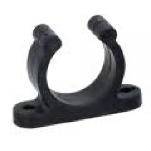 Supporto per mezzo marinaio nylon Ø45 mm nero IMNASA 43250885 · 4 unità