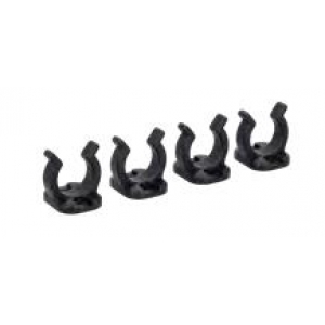 Supporto per mezzo marinaio plastica Ø44 mm nero IMNASA 43251402 · 4 unità
