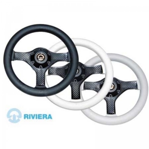 Riviera VR00 280 mm Schwarz Lenkrad für Boote