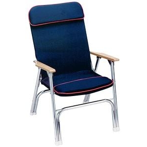 Cadeira de Lona Dobrável Azul Seachoice