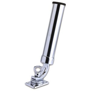 Rod Holder, Surface, Chromed Brass, 32mm, Italian Metal Work