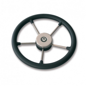 Riviera 400 mm Black Steering Wheel Boat