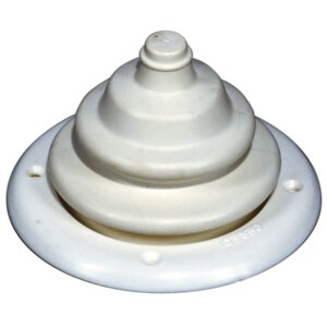Gummi Faltenbalg Weiß 100mm
