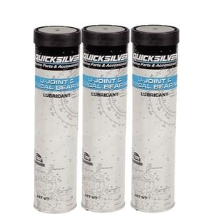 Kit 3 cartuchos de graxa Quicksilver