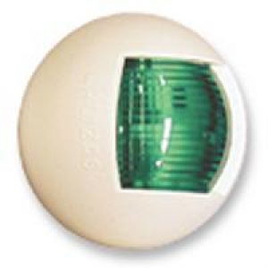 Luz Navegacion, POWER 7, Estribor Verde, 112,5 °, con carcasa blanca, Lalizas