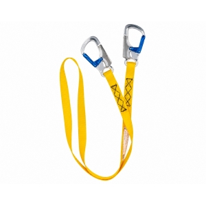 2 m safety tether with aluminium carabiners ISO 12401 Veleria San Giorgio IMNASA
