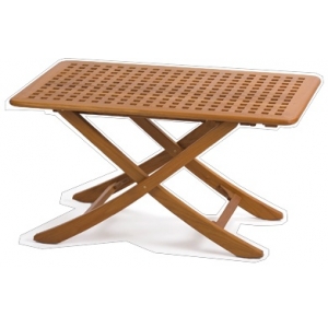 Table pliante en teck Mallorca ARC Marine 1250 x 800 mm