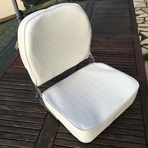 Seat 400x510x380mm White Semi-Leather