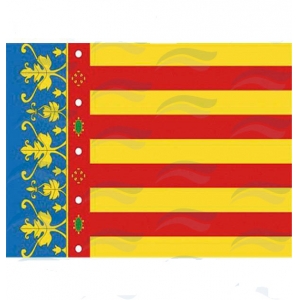 Flagge Valencianischen Gemeinschaft 45x30cm