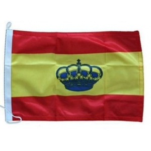 Bandera España con Corona 60x40