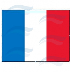 Bandera Francia 30x20
