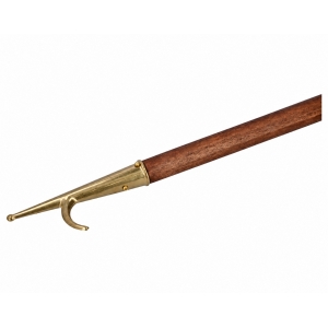 Nyatoh wooden boat hook 150 cm brass ARC 92000176