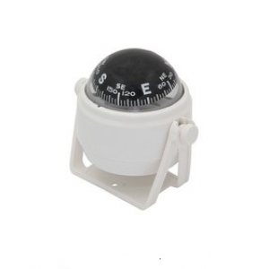 Small Compass with Support White