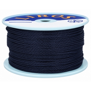Bobina cabo LIROS poliéster 12 mm azul marino, 200 m