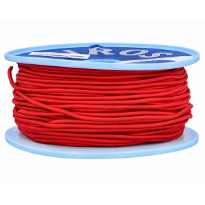 Cabo elástico náutico 4 mm, 100 m, rojo LIROS
