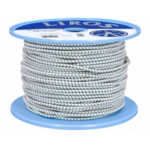 Marine shock cord 5 mm, 100 m, white LIROS