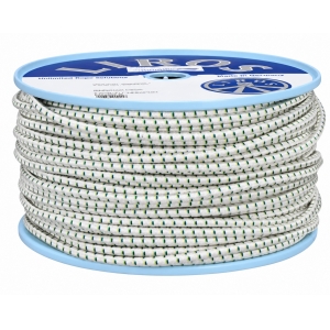 Marine shock cord 7 mm, 100 m, white LIROS