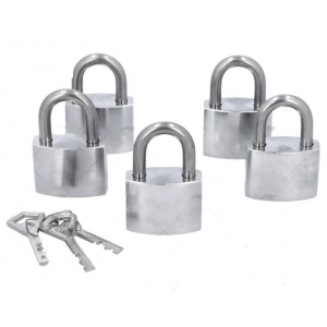 Pack 5 Candados Inox 40 mm.