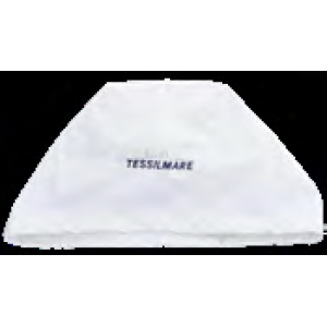 Funda de capota para motor fueraborda Tessilmare 2-4 HP blanca