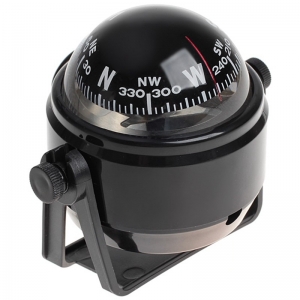 Small Compass with Support Black