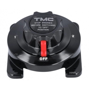 Conmutador Desconectador 2 Baterias 175 amp Negro