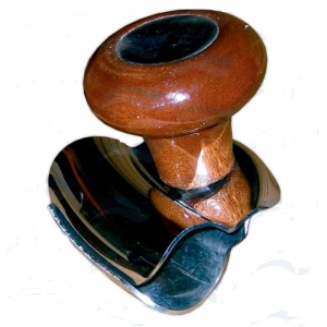 Empuñadura en madera blanco