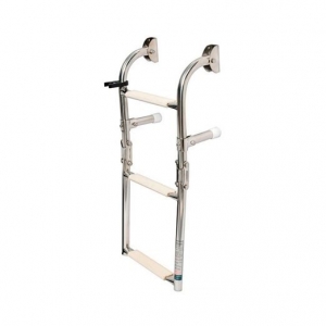 Échelle de bateau 580 mm x 205 mm 3 marches en acier inoxydable 316 OEM