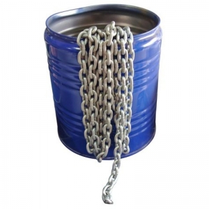 50 Meter Tasche. Verzinkte Kette, kalibriert, ISO 4565 / DIN 766, Ø6mm. Lalizas