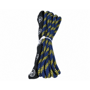 Cabo de amarre LIROS Handy-Elastic con gaza 14 mm azul marino y amarillo, 10 m