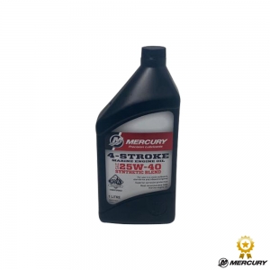 Aceite Quicksilver 4Tiempos 25W-40 Sintetico 1 Litro Fueraborda
