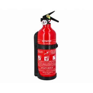 Extintor manual de pó ABC 1 kg com manómetro ANAF IMNASA