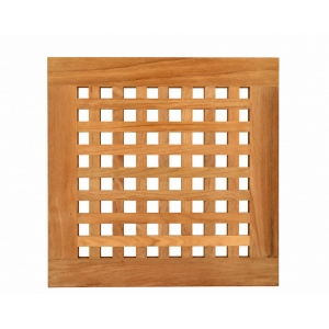 Caillebotis de douche en teck 500 x 500 mm ARC Marine 92000098